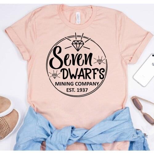 2020 Seven Dwarfs Mining Company T-Shirt Funny Matching Family Shirt Vacation Tee shirt 7 Dwarfs tshirt Tumblr Shirt
