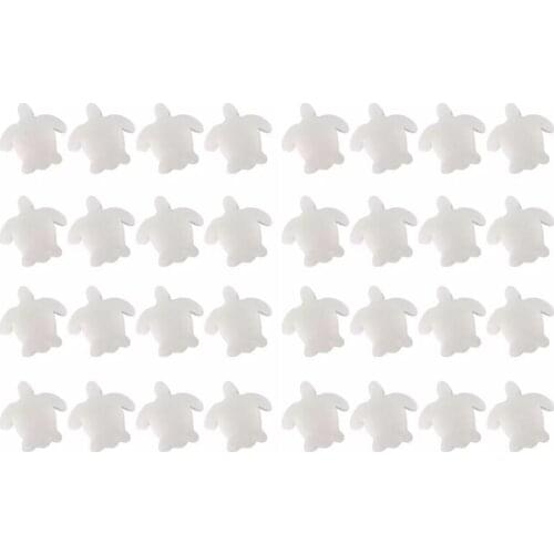 32 Pieces Oil Absorbing Scum Sponge for Hot Tub, Swimming Pool and Spa (Turtle)