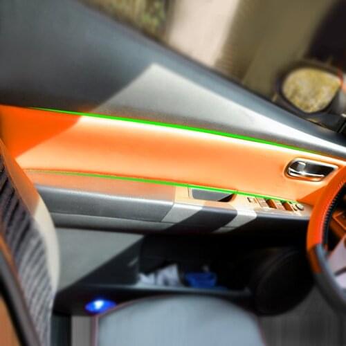 4pcs Car Microfiber Leather Door Panel Armrest Cover Interior Sticker Trim For Mazda 6 2009 2010 2011 2012 2013 2014 2015