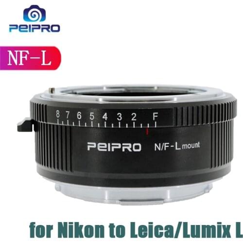 PEIPRO NF-L Mount Close Focus Adapter For Nikon Lens To L Mount Cameras for LUMIX S1/S1R SIGMA fp lieca SL/SL2 T L Mount Cameras