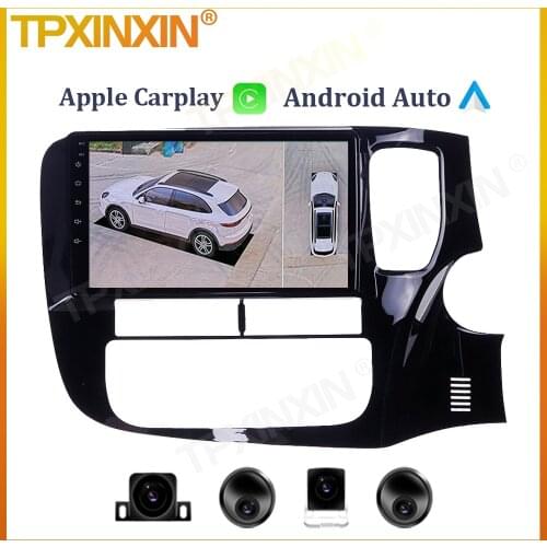 6+128G For Mitsubishi Outlander 3 2012 - 2018 Android Car Video Player Stereo Headuint Built in Carplay DSP GPS Navigation Radio