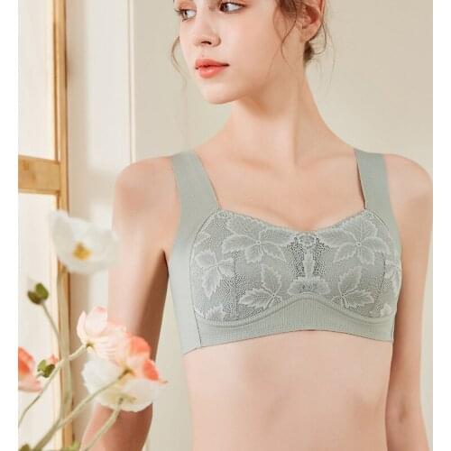 Women Sexy Push Up Full Coverage Bra Wireless Bralette Gather Bra Cup Thin Underwears Bras