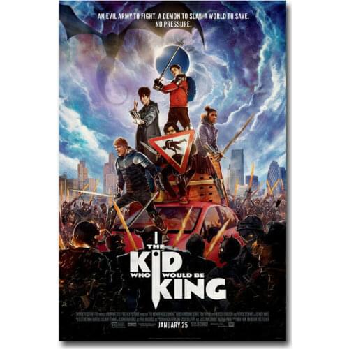 D0347 The Kid Who Would Be King Movie Silk Fabric Poster Art Decor Indoor Painting Gift