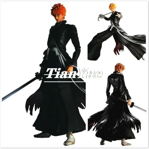 PLAY ARTS QUARE ENIX Kurosaki ichigo Bleach Action Figure Model Decoration 26cm