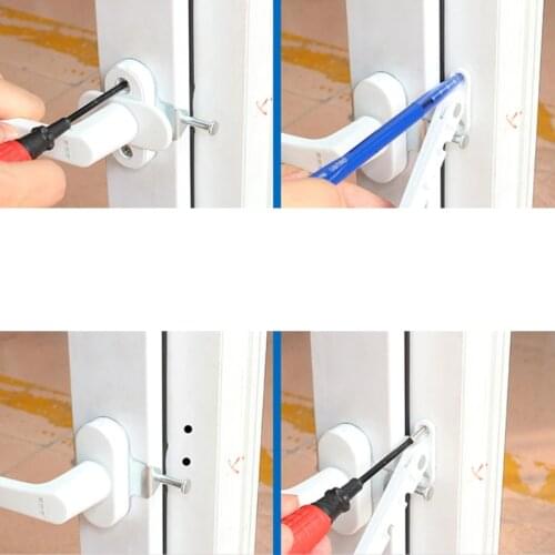 Window Restrictor Child Safety Window Stopper Falling Prevention Locks Window Limiter Home Security Windows Sash Lock