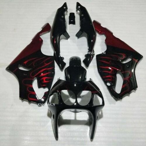 Motorcycle Fairing kit for Kawasaki ninja ZX7R 96 97 98 99 00 01 02 03 Black car body fairings set ZX7R 1996-2003 parts