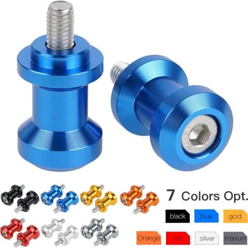 Motorcycle 10mm Swingarm Spools Slider For KTM 690 Duke Suzuki GSXR 750 Yamaha TRX 850 YZF 1000R Thunderace Yamaha YZF 750