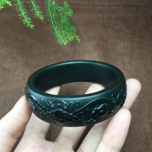 Hetian jade sapphire flower blossom rich and expensive bracelet, sapphire a fine material, hb2891