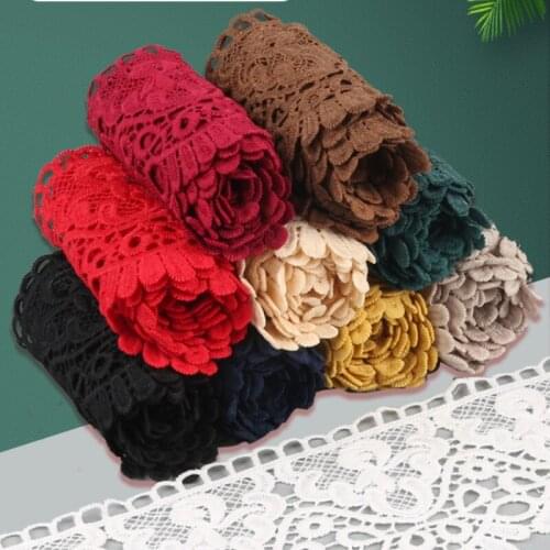 New 1Meter Milk Shreds Water Soluble Embroidery Ribbons 10.5cm Wide Elastic Lace Fabric Ribbon Lace Trim Ribbon Diy Craft Fabric