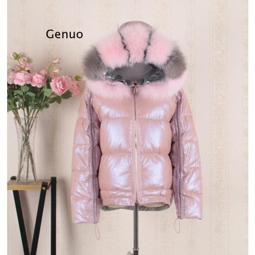 New Winter Jacket Hoodie Womens Warm Short Thick Coat Hooded Parka Female Warm Collection Jacket Both Sides Warm Outerwear