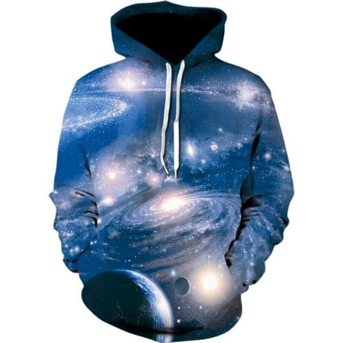 New Anime Hoodies 3D all planet Galaxy Print Sweatshirt Men Women Fashion Oversized Hoodie Harajuku Hip Hop Pullover Clothing