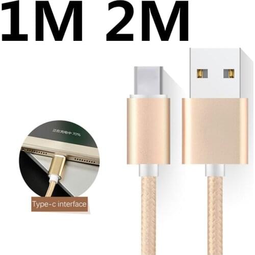 USB Type C Charging Cable USB-C For Samsung Galaxy A40 A50 A70 A20 A90 5G M80S A8 2018 A530 A730 Meter Long Phone Charger Cable