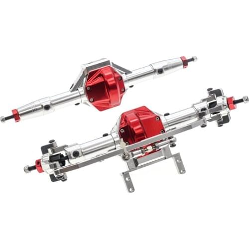 1/10 RC Car Alloy CNC Metal Front And Rear Axle With Arm CNC For 1:10 AXIAL SCX10 RC4WD D90 RC Crawler