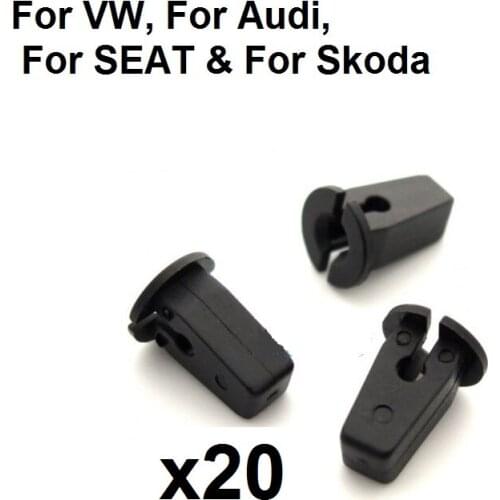 20x Expanding Lock Nut Grommets For VW For Audi For Skoda Wheel Arch Bumper Panel