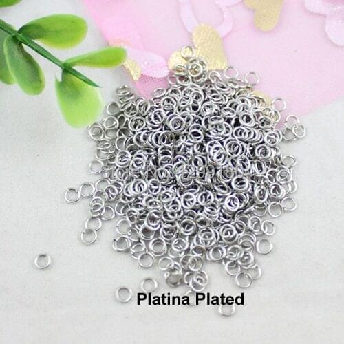 3mm Fashion Iron Open Jump Rings For Necklace Bracelet DIY Jewelry Making Part Accessories (K00418)