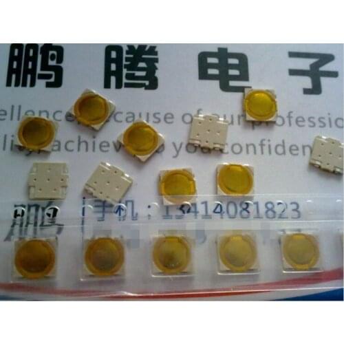 50PCS/lot Imported Korean membrane switch surface mount touch button switch 4.8*4.8*0.5 mobile phone switch