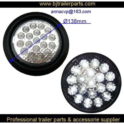PROMOTION!!! LED trailer tail light reverse light WHITE lamp trailer parts trailer lamp trailer parts