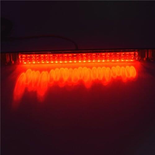 Car LED Braking Light Plastic Rear Window Lamp Back Adhesive 24 Leds Reversing Lights F-Best