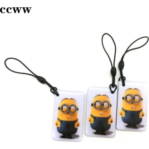 Fast Shipping 13.56MHz UID IC Changeable 1K S50 NFC Keychain Keyfobs Key Tag Rewritable Proximity Access Control Card