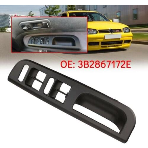Black for Golf Jetta Bora Sedan/Variant Passat B5 Sedan Door Window Switch Panel Bezel 3B2867172E