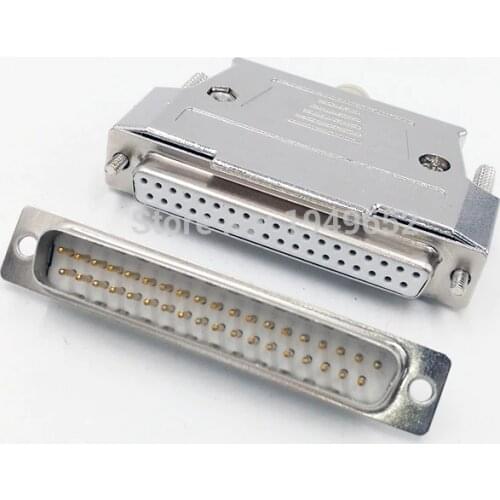 DB37 Parallel Port VGA connector data connector 2row matel case 37Pin