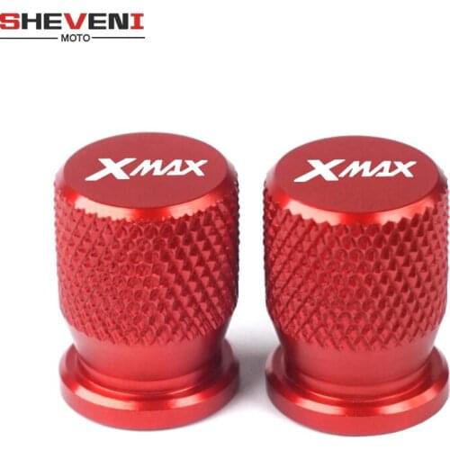 For YAMAHA XMAX 125 250 300 400 X MAX 2019 2017 2018 Motorcycle Accessories Wheel Tire Valve caps CNC Aluminum Airtight Covers