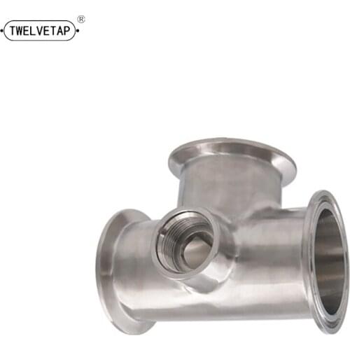 Fanda accessory G3/4 T-type Four Way Internal Thread Pipe Fittings Special stainless steel tee for beer machine fittings FD-920