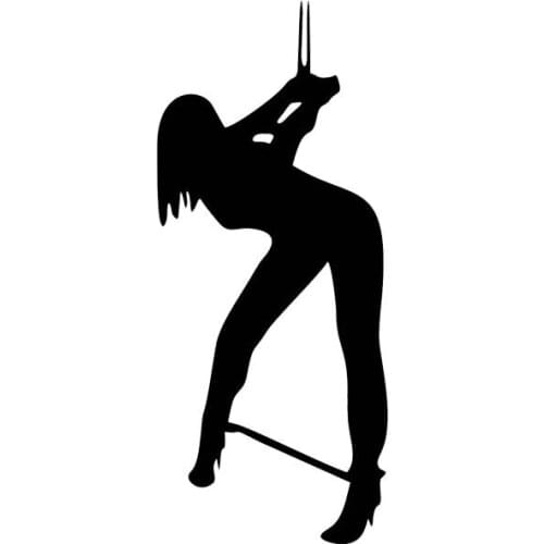 LLY-0916 Beautiful Design Binding A Naughty Girl Modeling Car Sticker PVC Zero Defect Fantastic Style Waterproof Decals Decor