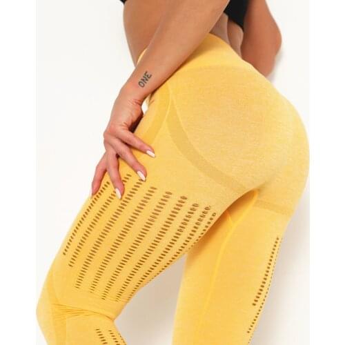 High Waisted Leggings Women Casual Stretchy Tight Push Up Sport Pant Seamless Leggings Running Athletic Pant Sportwear