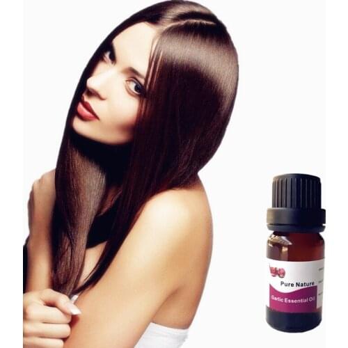 Hair mask Garlic hair care essential oil 10ml nature Garlic repair damaged hair essential oil make hair smooth and shine