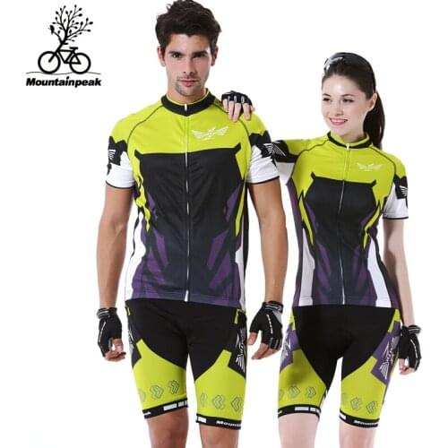 Mountainpeak Cycling Short Suit Clothes Riding Bicycle Shorts GEL Breathable Pad Short Cycling Suit Cycling jersey and Shorts