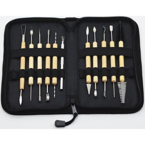 11-piece set clay carve pottery sculpture knife sculpture pottery hand-made model tool set