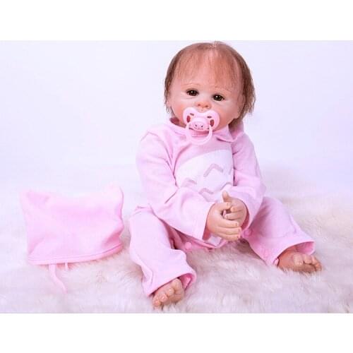 OtardDolls Bebe Reborn Dolls 18 inch Reborn Baby Doll Soft Vinyl Silicone Newborn baby dolls alive children gift