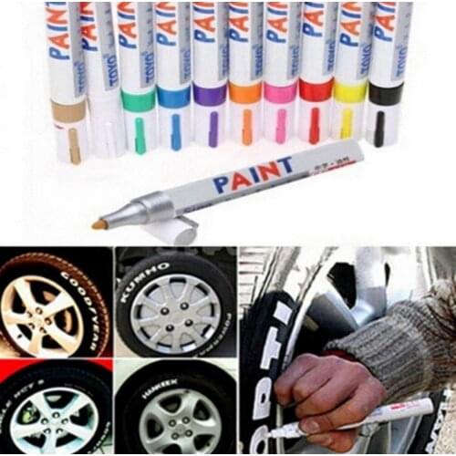 Permenant Waterproof Paint Marker Pens Car Tire Rubber Decoration, Craft Card DIY Drawing Art Pen NEW