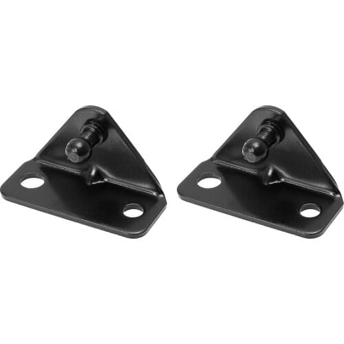 X Autohaux 2pcs 4pcs 10mm Car Ball Studs Gas Shock Mounting Brackets for Gas Struts Shocks 64x35x21mm