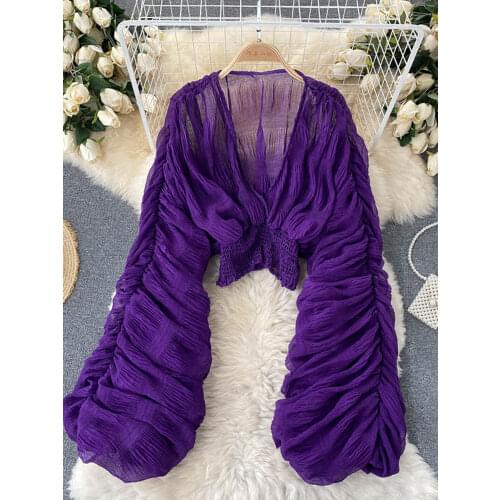 Youe Womens Chiffon Shirts