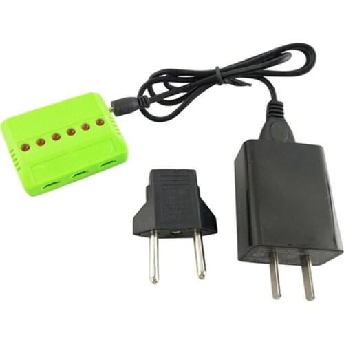 BLLRC Helicopter charger X5C X5C-1 X5SW X5S X4 H107L / C / D V977 V252 JXD385 H108C H8 four-axis aircraft charger 6 in 1