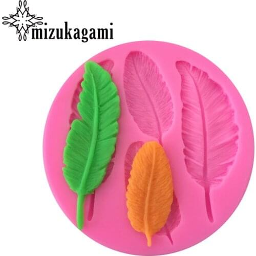1pcs UV Creative Fashion Scrapbooking Silicone Feather Mould DIY Resin Jewelry Mold Epoxy Resin Molds Accessories