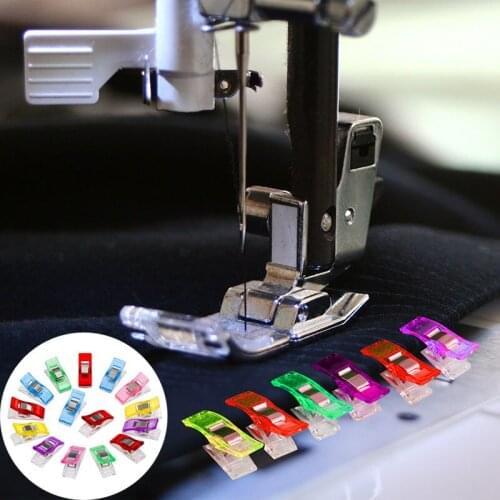 10PCS 7 Colors DIY Hemming Plastic Multifunctional Clip Sewing Accessories Office Supplies Embroidery Machine Cross Stitch