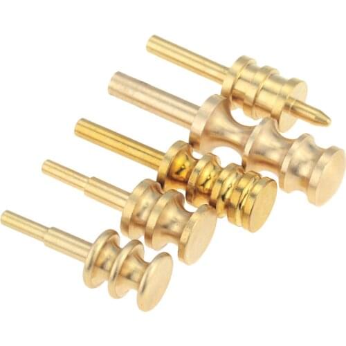 6 style Leather Crafts Pure Brass Leather Seal Edge Decorate Tool Hot Electric Iron for DIY Leather Craft Tools 2/3 Groove