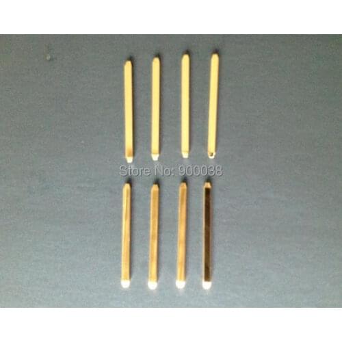 80000pcs square pin 0.64x0.64x12.54 Gold plated 0.6u