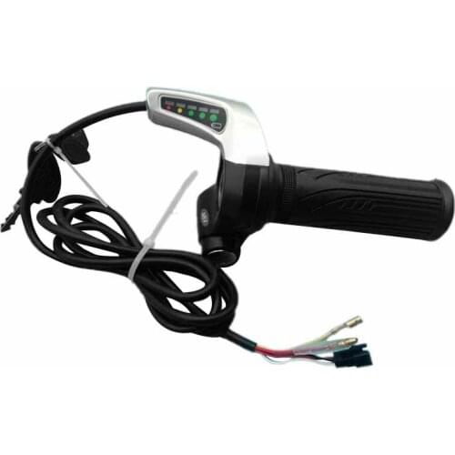 Ebike Throttle 48V Electric Bicycle Throttle Handle Accelerator, Throttle Grip Electric Scooters with Lock
