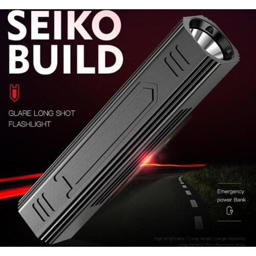 Camping Light Led Flashlight Torch Waterproof Shock Resistant,Power Bank,Self Defense,Hard Bulbs Rechargeable T6 Litwod