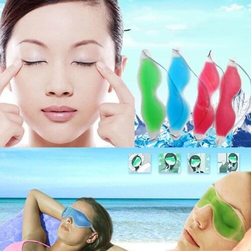 Hot Sale 1pcs Gel Cold Sleeping Eye Mask Goggles Sleep Eye Protection Ice Cool Soothing Tired Eye Care Tools Remove Dark Circle