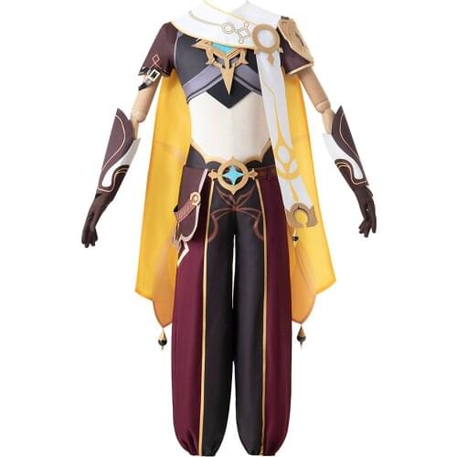 Genshin Impact Traveler Aether Cosplay Costume C00280