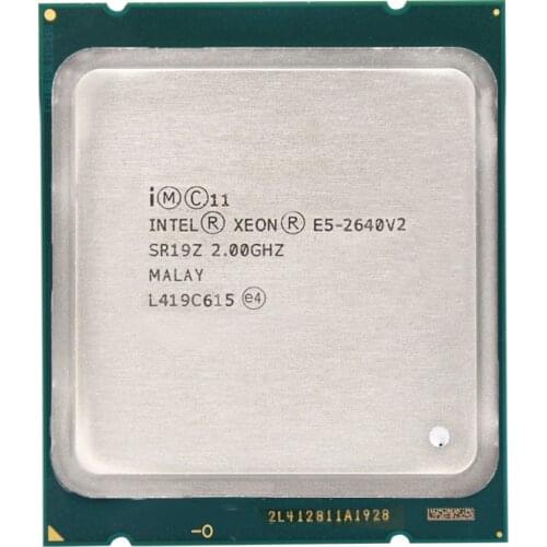 Intel Xeon E5-2640 V2 E5-2640V2 E5 2640V2 E5 2640 V2 Eight Core CPU LGA2011 Server CPU suitable X79