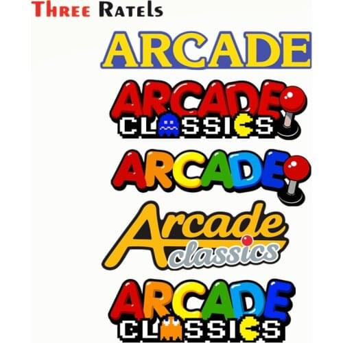 Three Ratels F688 for Classic Arcade Game Car Decals Custom Printing Motorcycle Scratch-Proof Vinyl Window Trunk Stickers