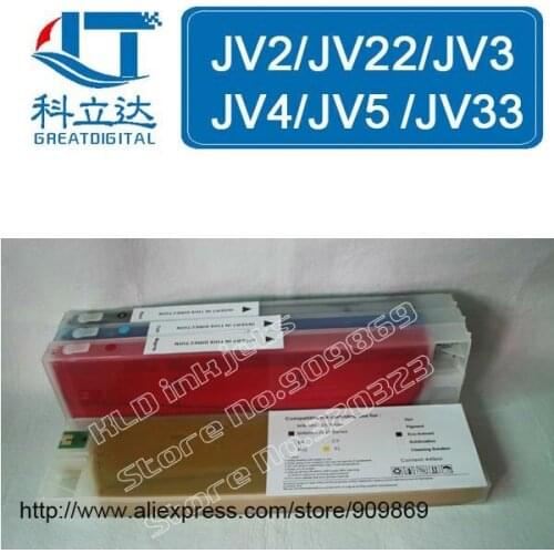 [KLD Inkjets] JV33 ES3 4PCS Eco-Solvent ink cartridge is compatible with MIMAKI JV33-130/JV33-160/JV33-260/CJV30-60/CJV30