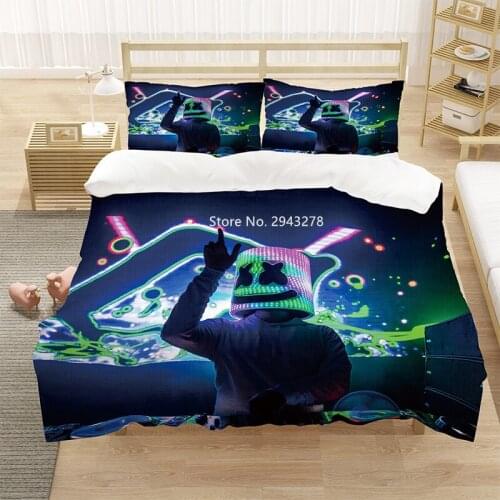 Home Textiles Bedding Set Music Series Cool Fashion Duvet Cover Pillowcase American/European/British Size Teenage Bedroom Decor