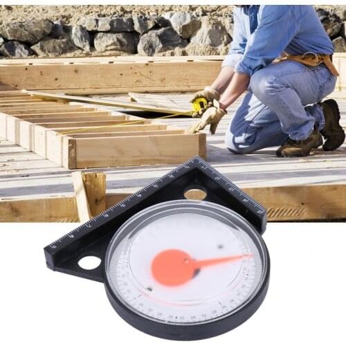 Multifunctional Plastic Slope Inclinometer Angle Finder Level Meter Measuring Tool Slope Level Meter